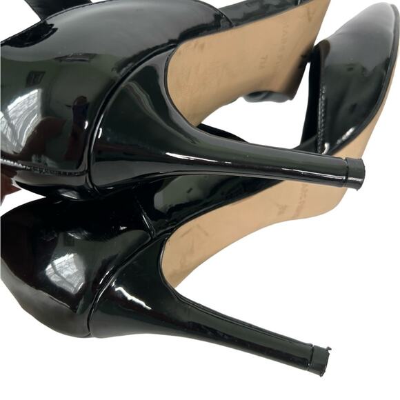 Marc Fisher Black Patent Dianora Pointed Toe Pumps Size 7 - Picture 6 of 13